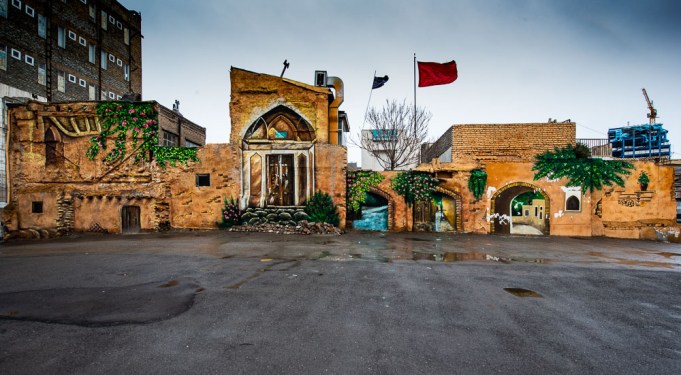 On a parkings spot in Mashhad...